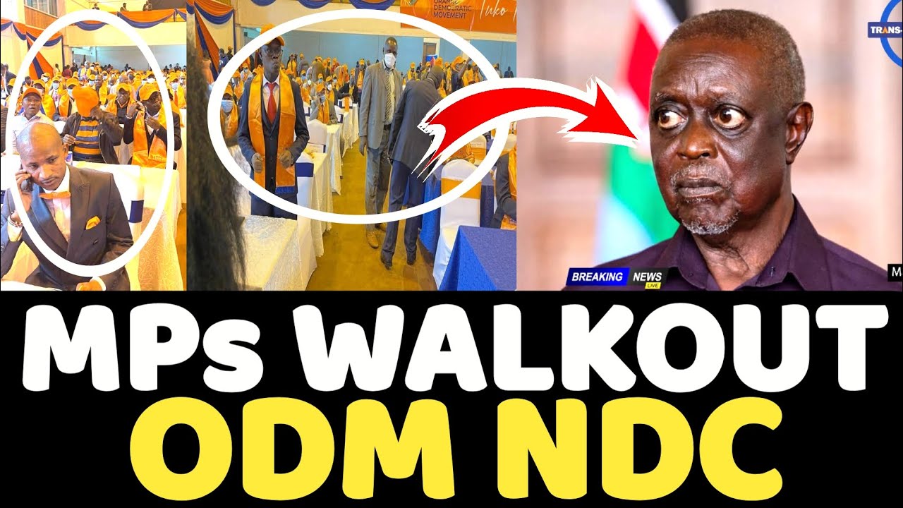 Stranded OBURU As ODM MPs STAGED Mass WALKOUT ON Him And NDC In Nairobi - Finished!