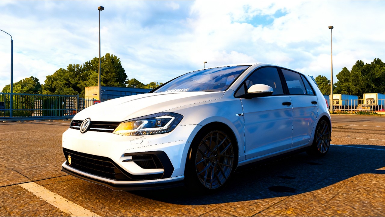 2018 VOLKSWAGEN GOLF R LINE 7.5 || ETS2 GAMEPLAY || ROSTOCK TO SZCZECIN