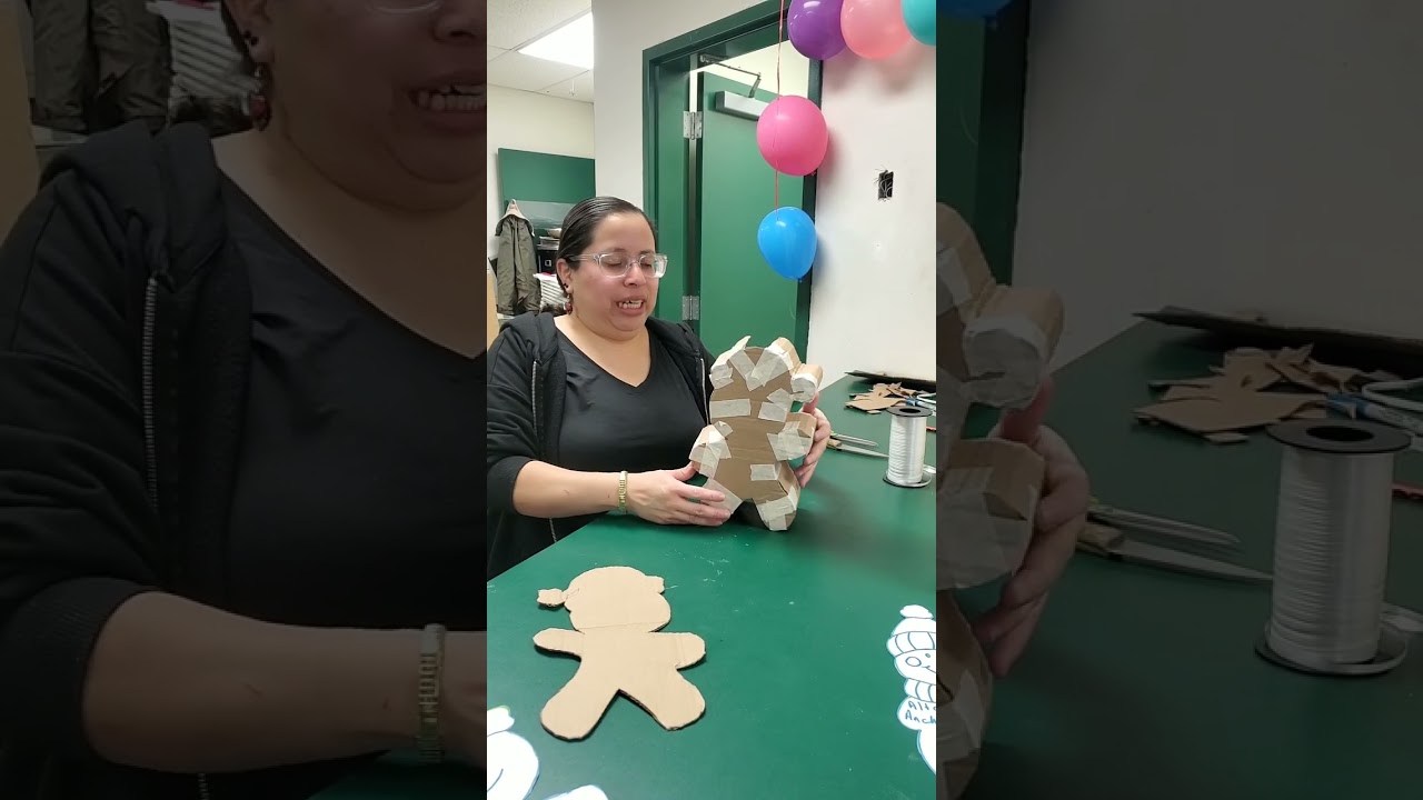 como hacer mini piñatas navideñas