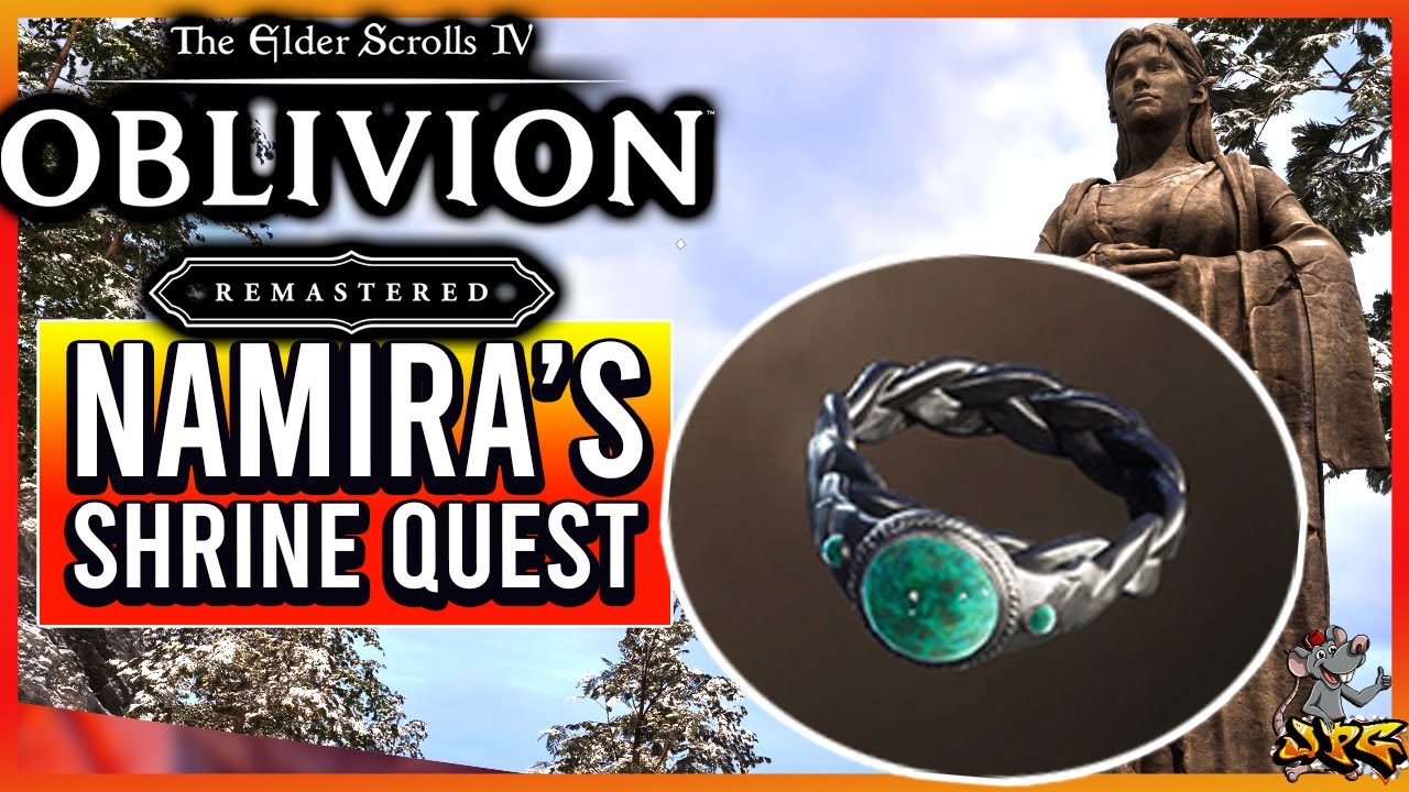 Oblivion Remastered - Legendary Ring That Deflects Damage And Spells! Namira's Shrine Guide!