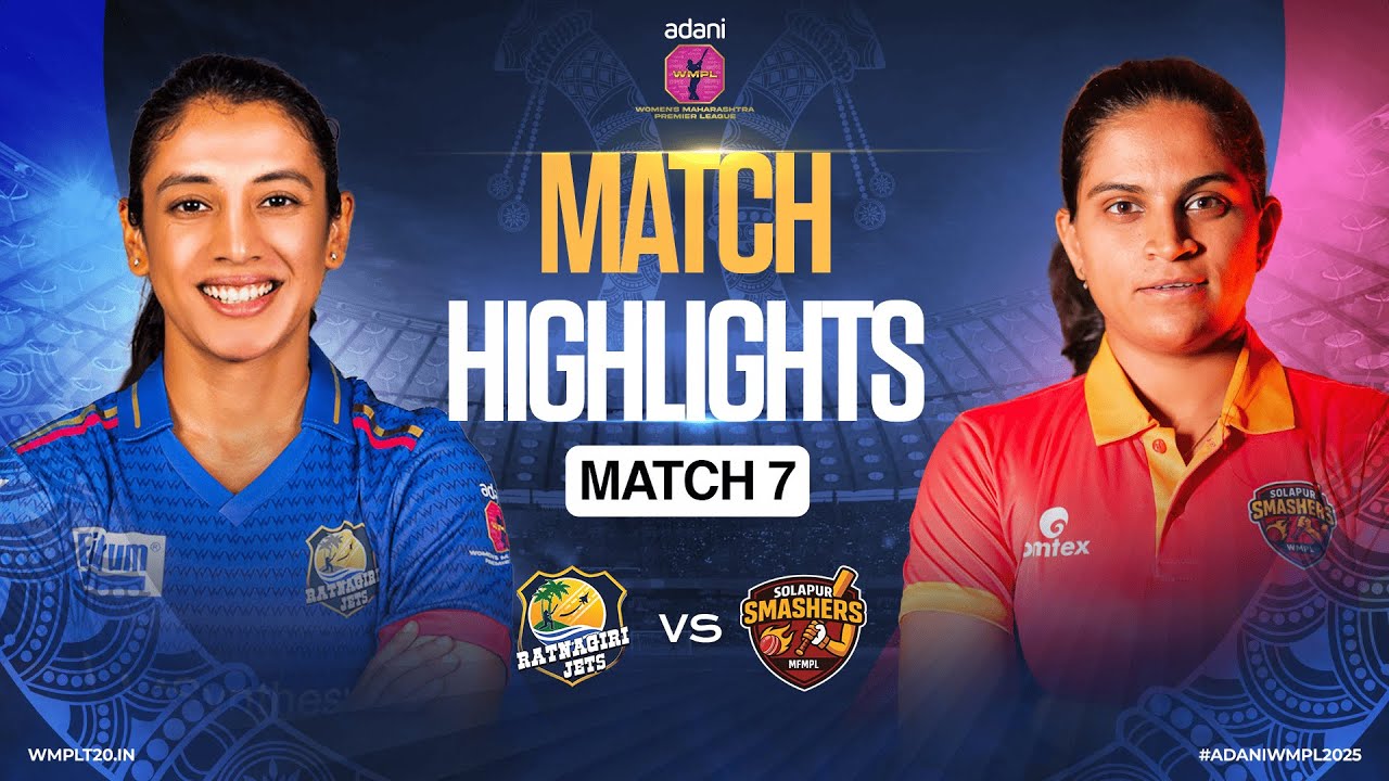 Smriti Mandhana's Blitz Goes in Vain as Ratnagiri Falter vs Solapur | Match 7 Highlights | WMPL 2025
