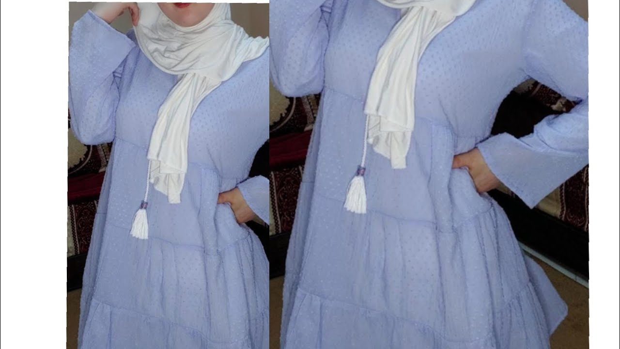 💞طريقة تفصيل وخياطة ✨بلوزة بالطبقات مع طريقة تشطيب الرقبة👍