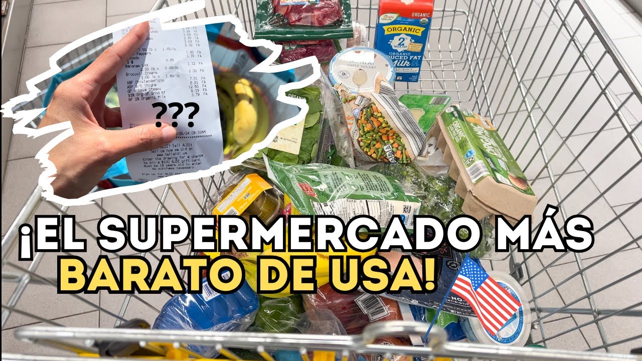Cu&aacute;nto Cuesta Hacer La Compra en Estados Unidos en 2024 | El Supermercado M&aacute;s Barato de 🇺🇸