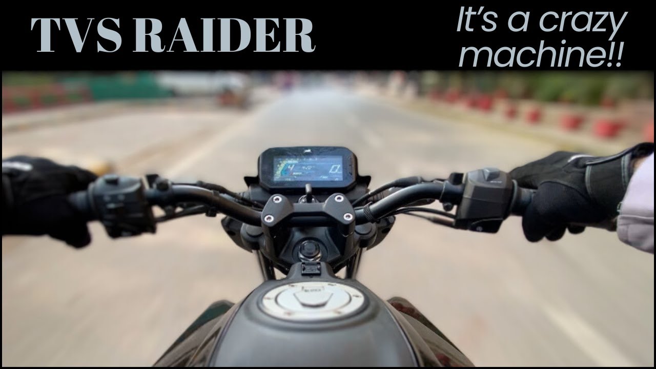 TVS RAIDER | THE TEST RIDER