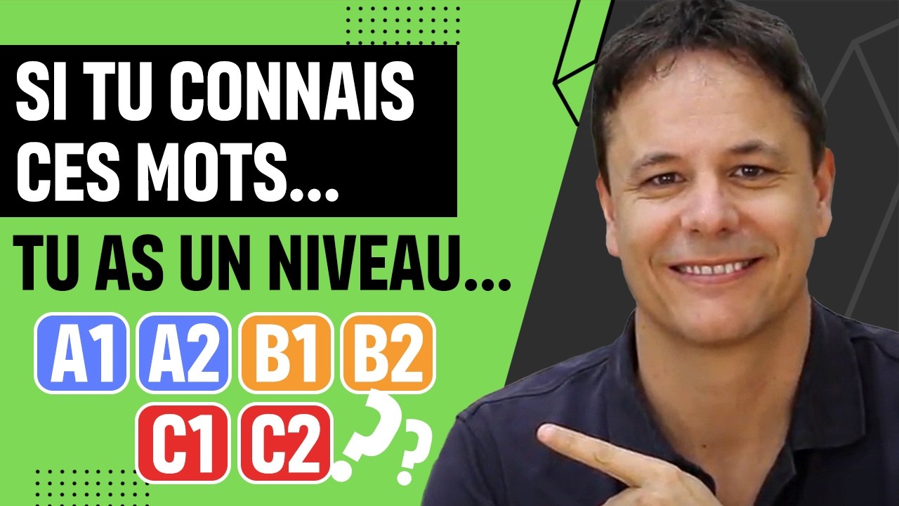 Si tu Connais ces Mots tu as un Niveau A1, A2, B1, B2, C1, C2 (COMPILATION)