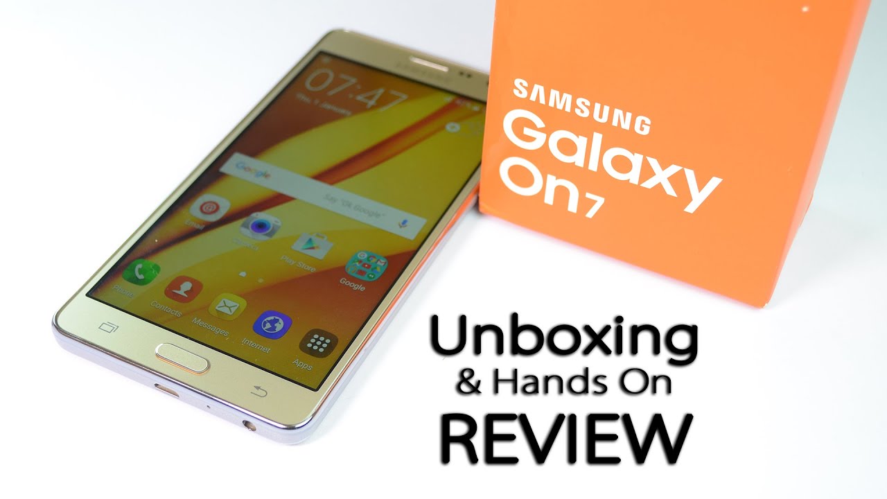 Samsung GALAXY On7 Unboxing & Hands on Review! Value for Money?