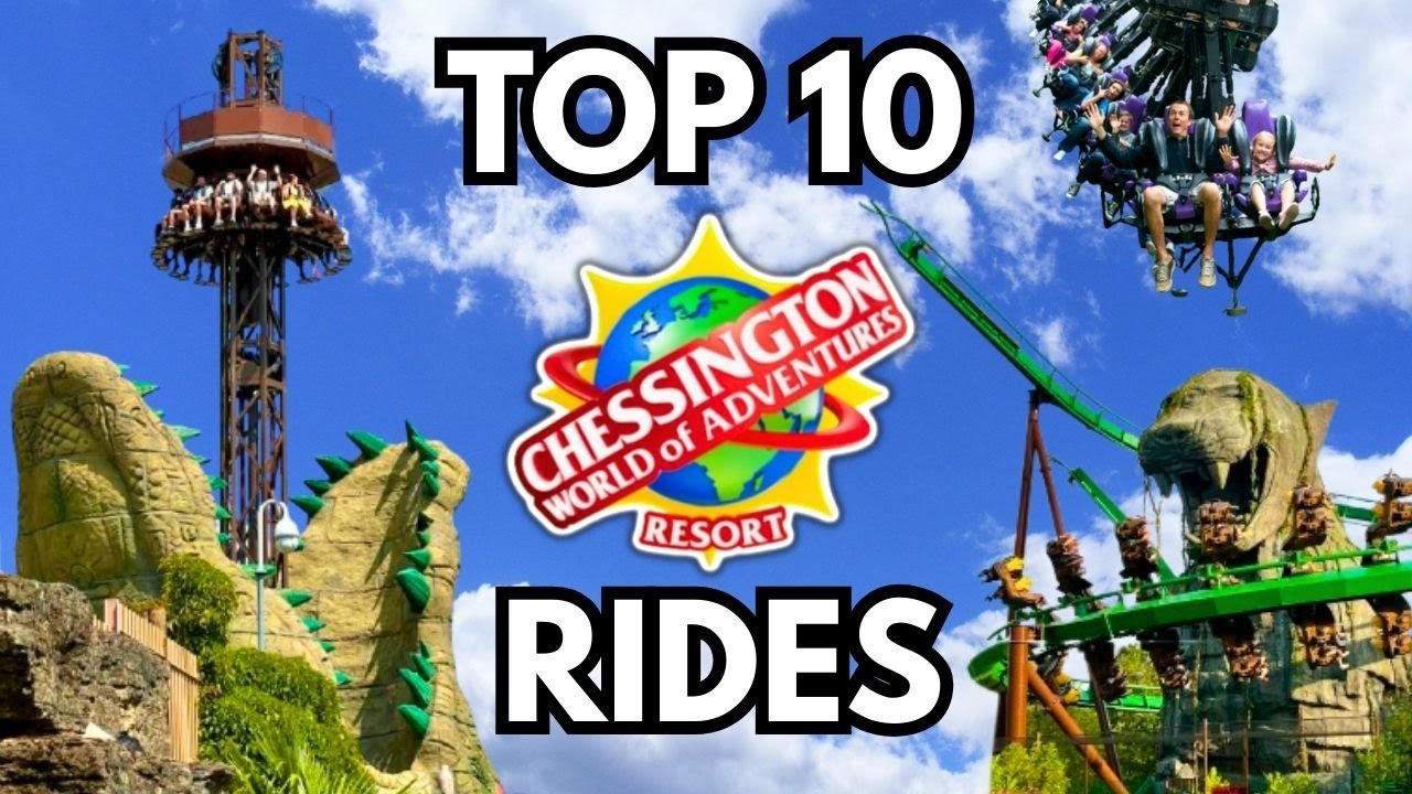 TOP 10 Rides at Chessington World of Adventures!