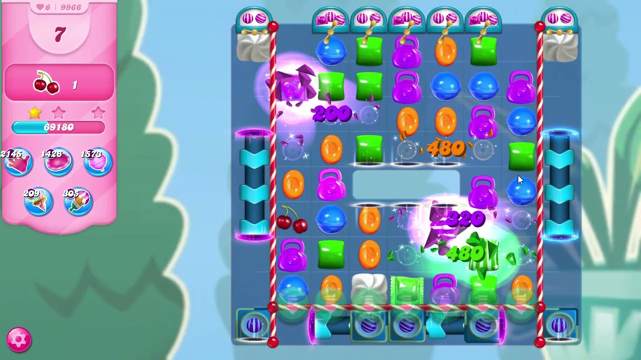 Candy Crush Saga Level 9966 NO BOOSTERS