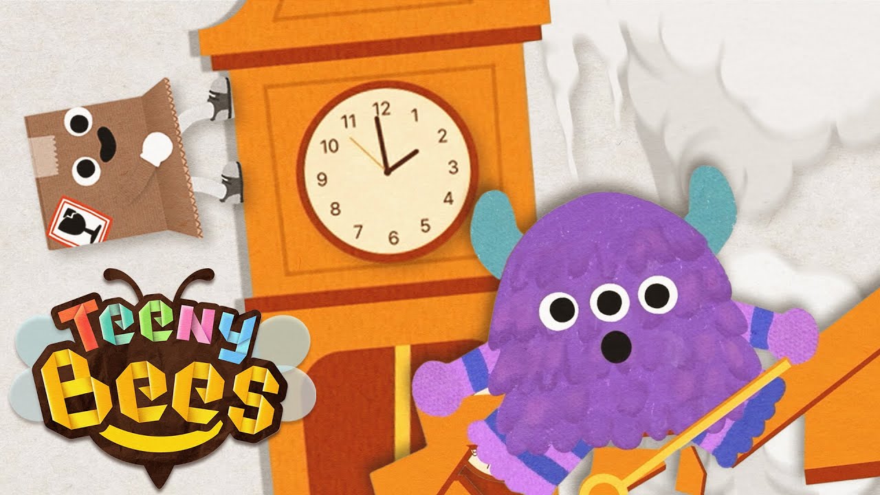 Hickory Dickory Dock | @TEENYBEES | Toddler Learning Video | Nursery Rhymes & Kids song