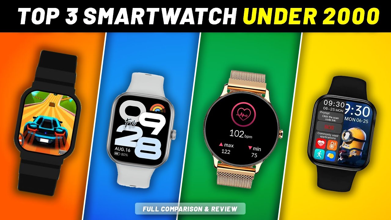 I Bought Top 3 Smartwatches Under ₹2000 - Honest Review