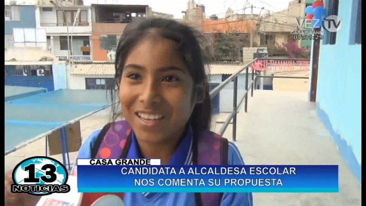 CANDIDATA A ALCALDESA ESCOLAR  NOS COMENTA SU PROPUESTA