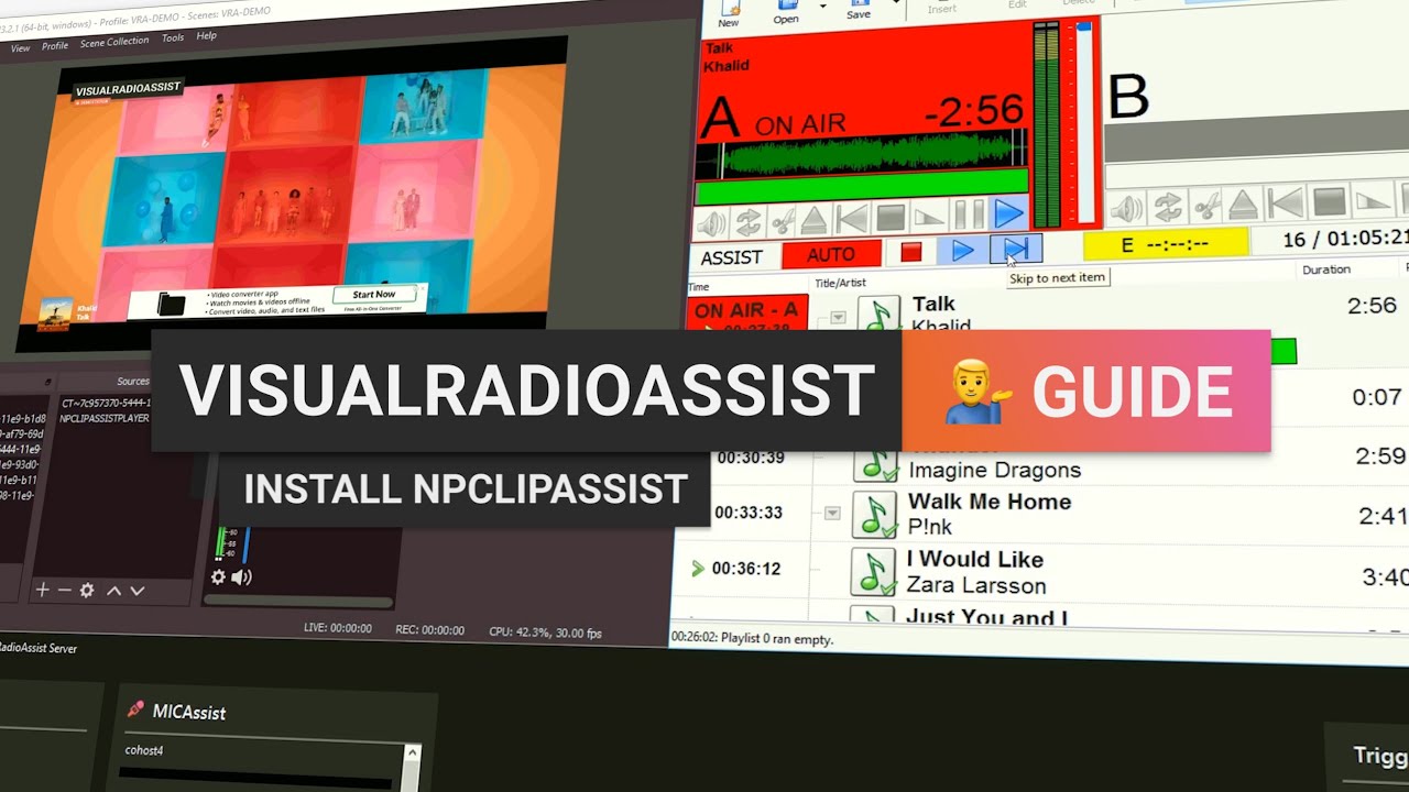 Music Clips on Visual Radio – NPClipAssist – VisualRadioAssist Guide
