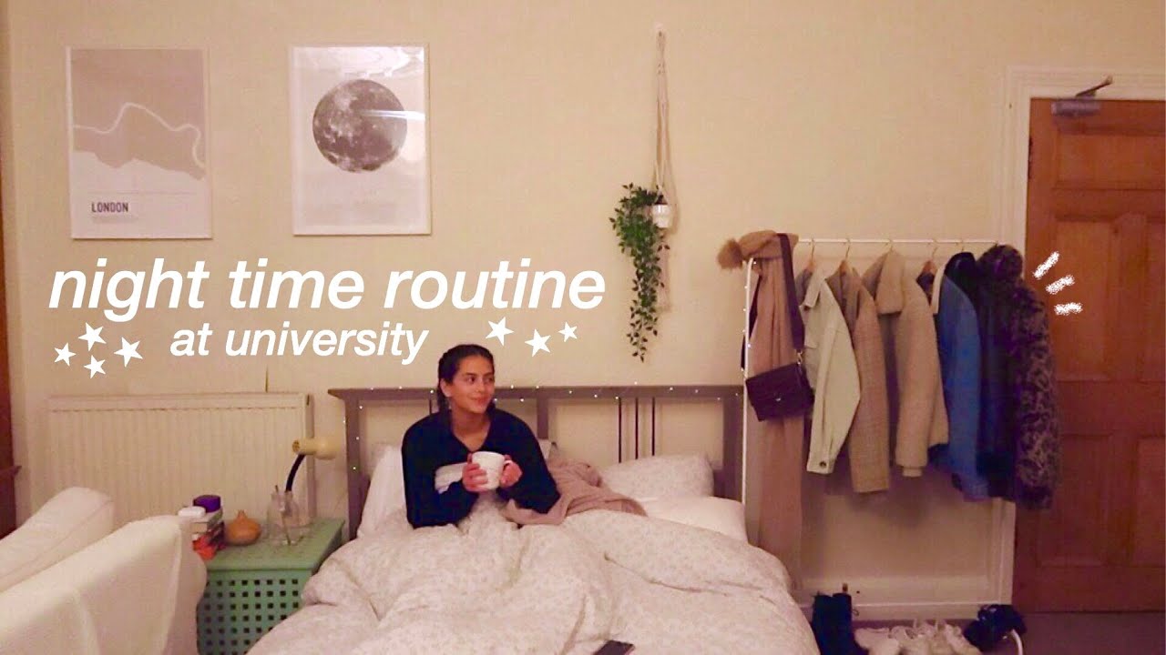 my relaxing night routine for university 🌛