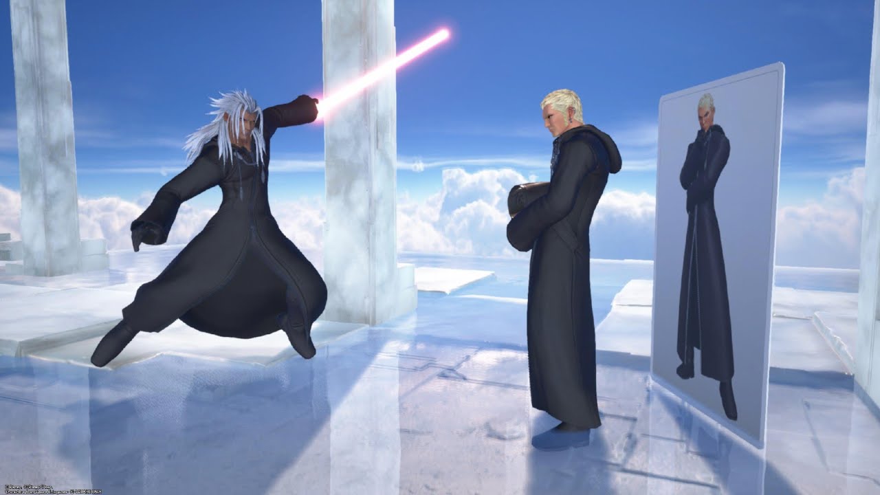 KH3 MODS: Xemnas vs Luxord. (No Damage) (Critical Mode)
