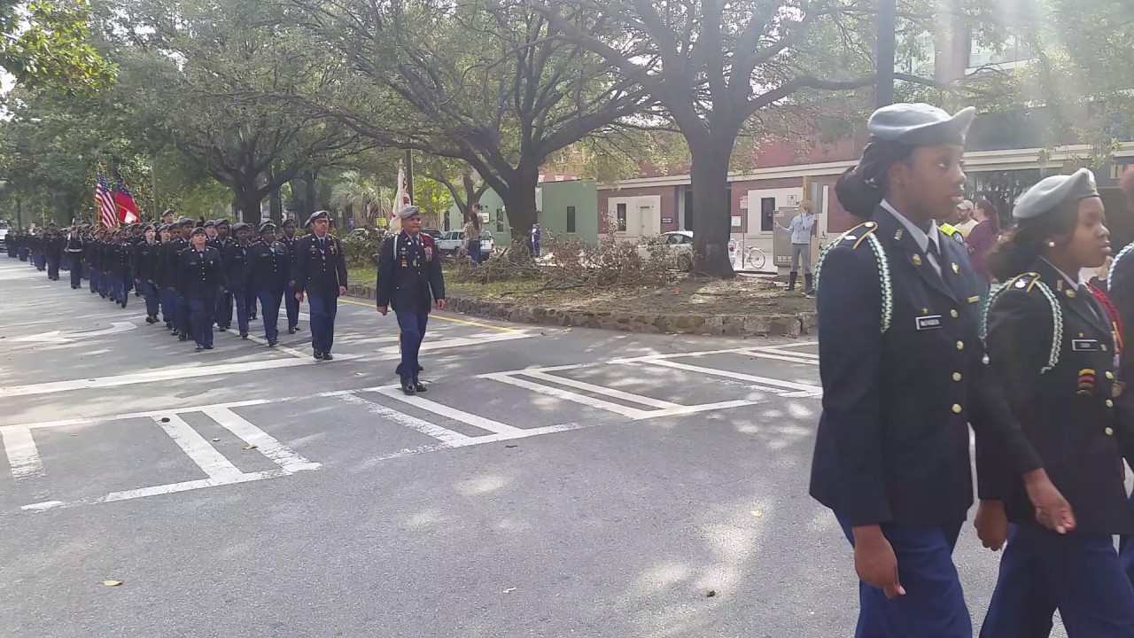 Windsor Forest JROTC Veterans Day Parade 2016