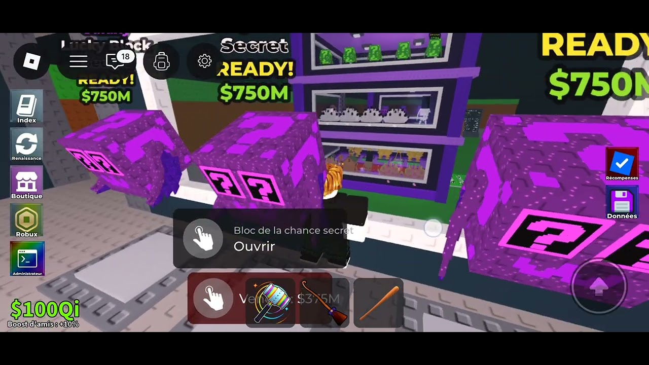 Je fait un pack opening de secret lucky block sur un serveur modded(ft.ZiroX_plays)