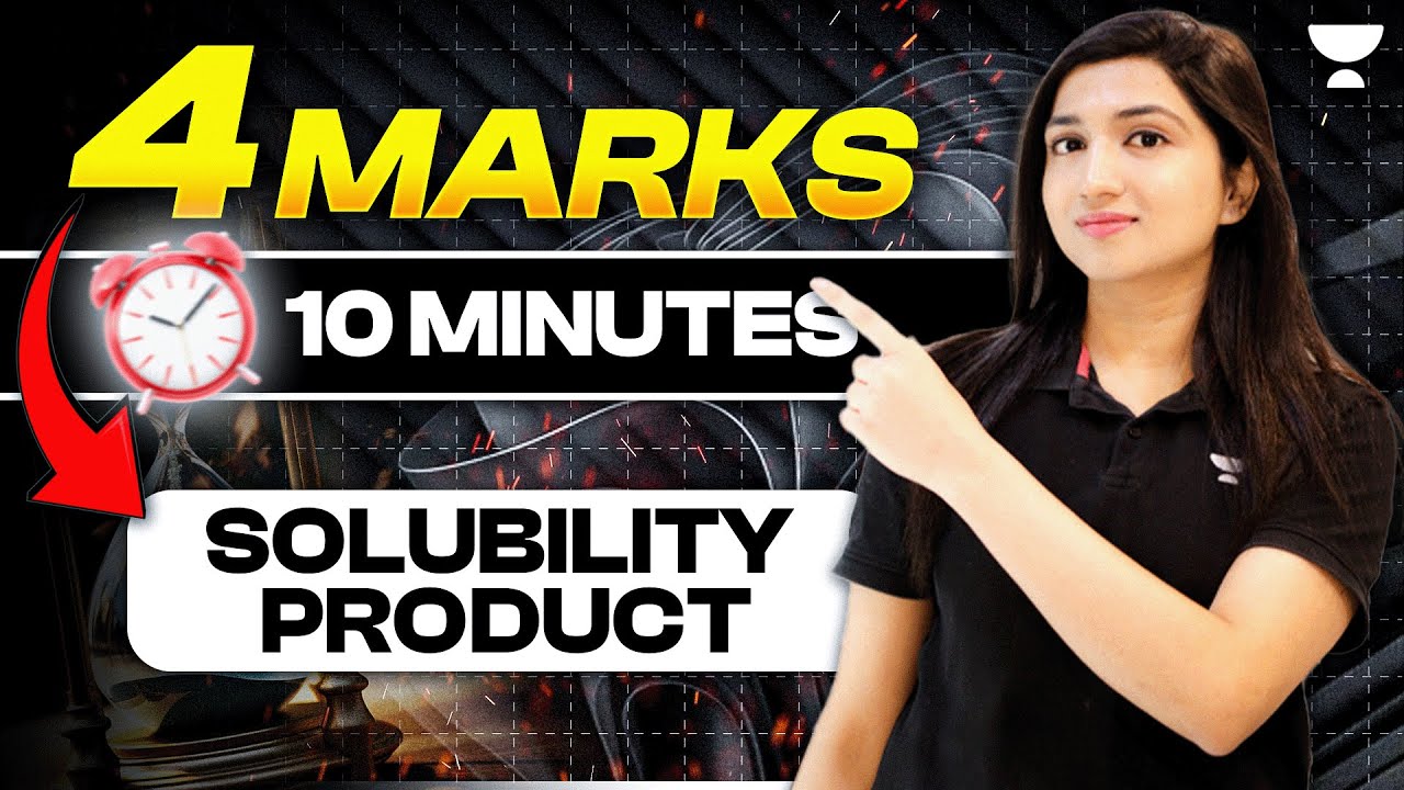 Solubility Product | Lock 4 Marks in 10 mint | Akansha Karnwal #aarambh #aarambh2024 #unacademy