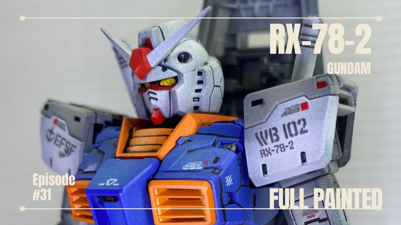 GUNDAM RX-78-2 RG 1/144 full painted the best RG EP 31#gunpla #gundam