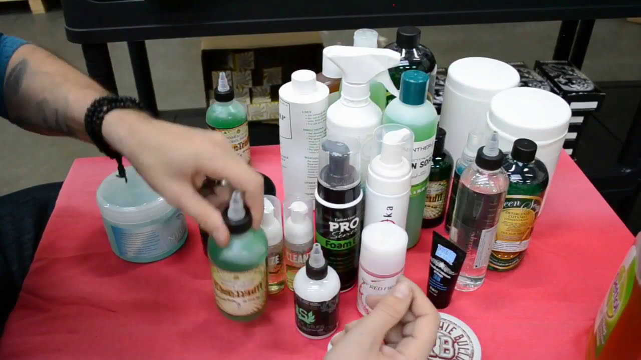 LES PRODUITS PROFESSIONNELS DU TATOUAGE A UTILISER