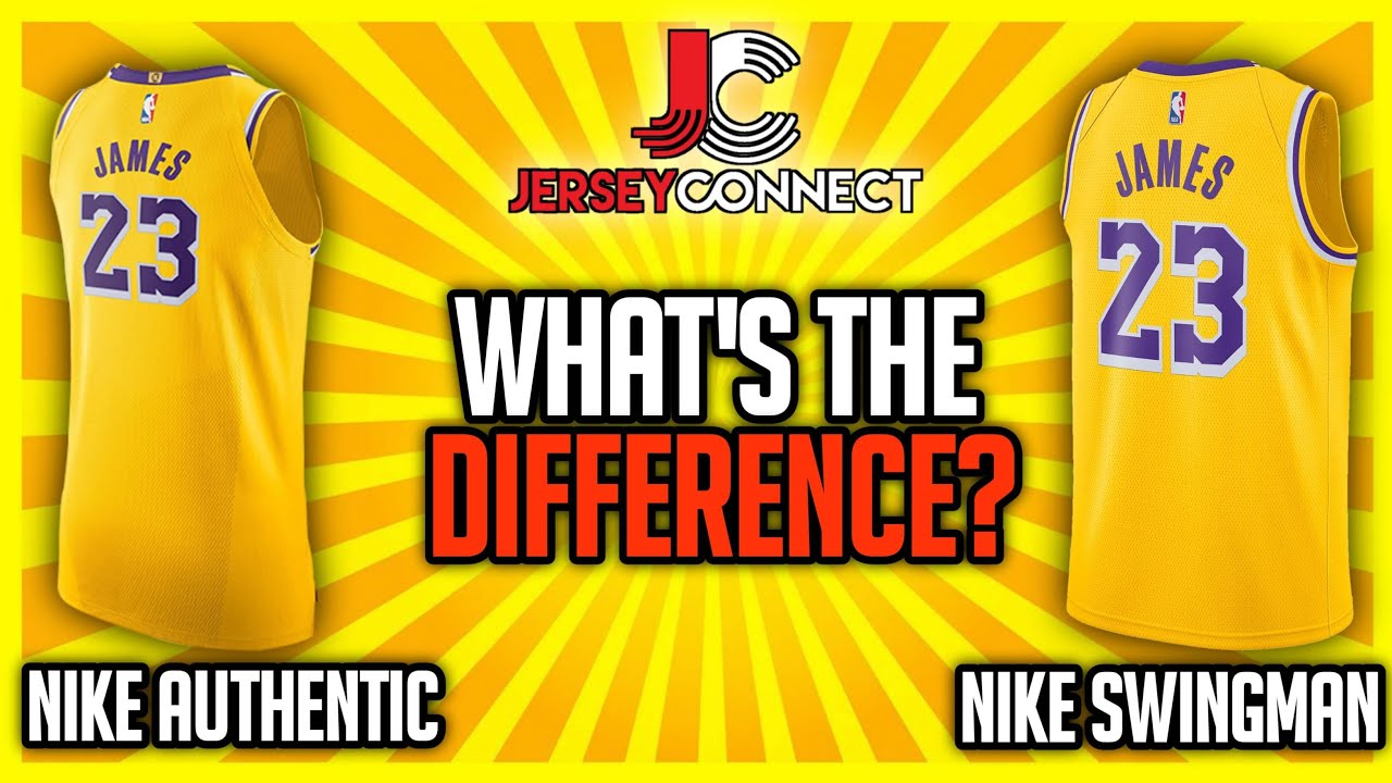 What's the difference between a Nike Authentic VS Nike Swingman NBA Jersey? | Lebron James Jersey |