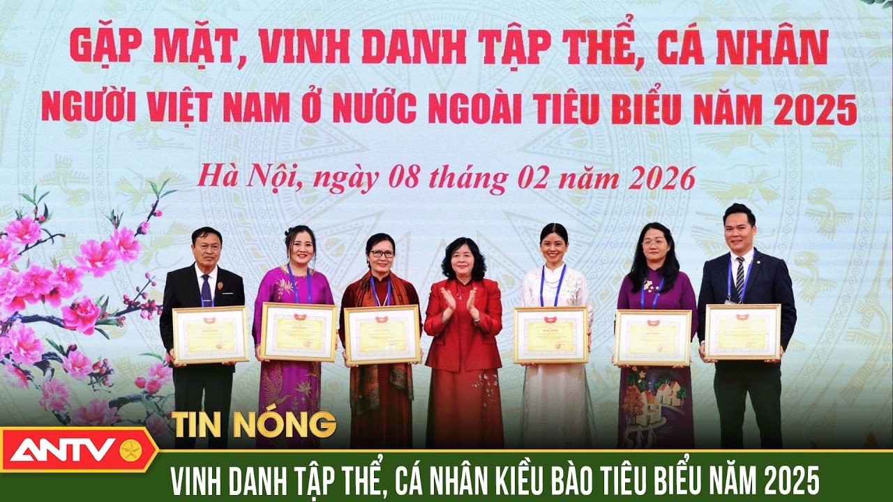 Mặt trận Tổ quốc Việt Nam vinh danh tập thể, cá nhân kiều bào tiêu biểu | ANTV