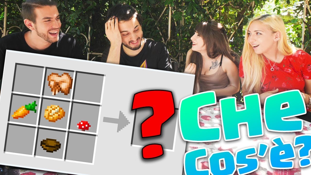 INDOVINA IL CRAFTING DI MINECRAFT w/ Lullaby Federic Michelle
