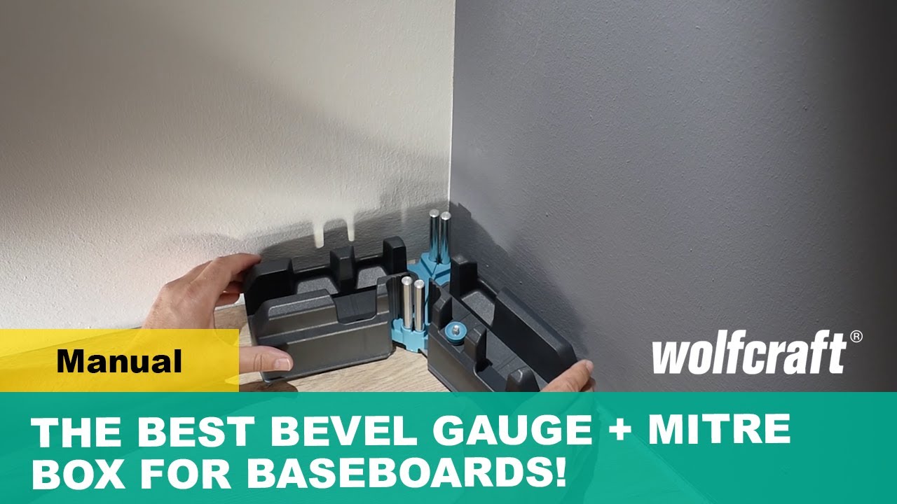 The Best Bevel Gauge + Mitre Box for Baseboards! Cut Perfect Mitres