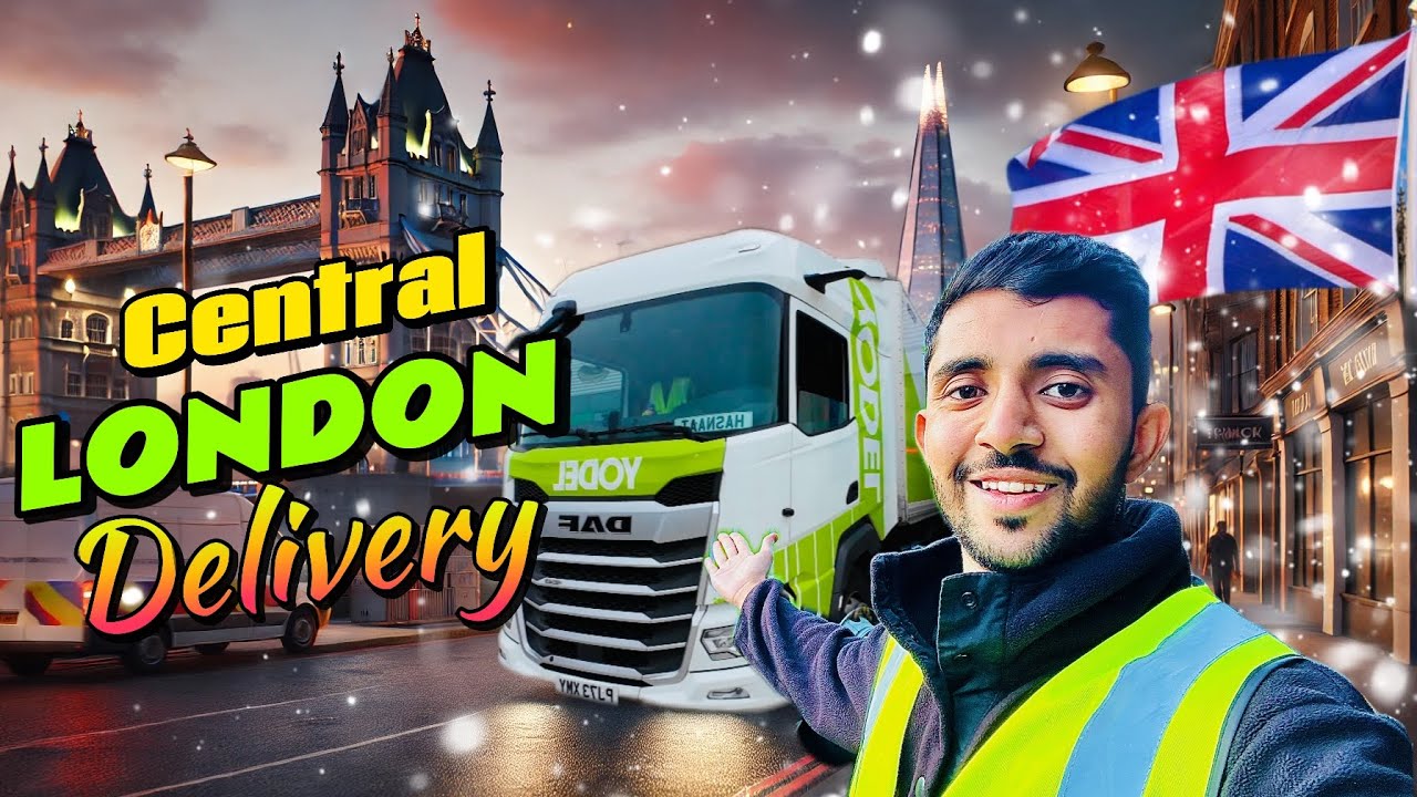 Driving Truck Through Central London | Passing Iconic Landmarks