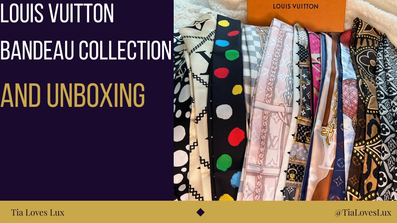 Louis Vuitton Bandeau Collection & SURPRISE DOUBLE UNBOXING #LV #TiaLovesLux #LouisVuitton #Bandeau