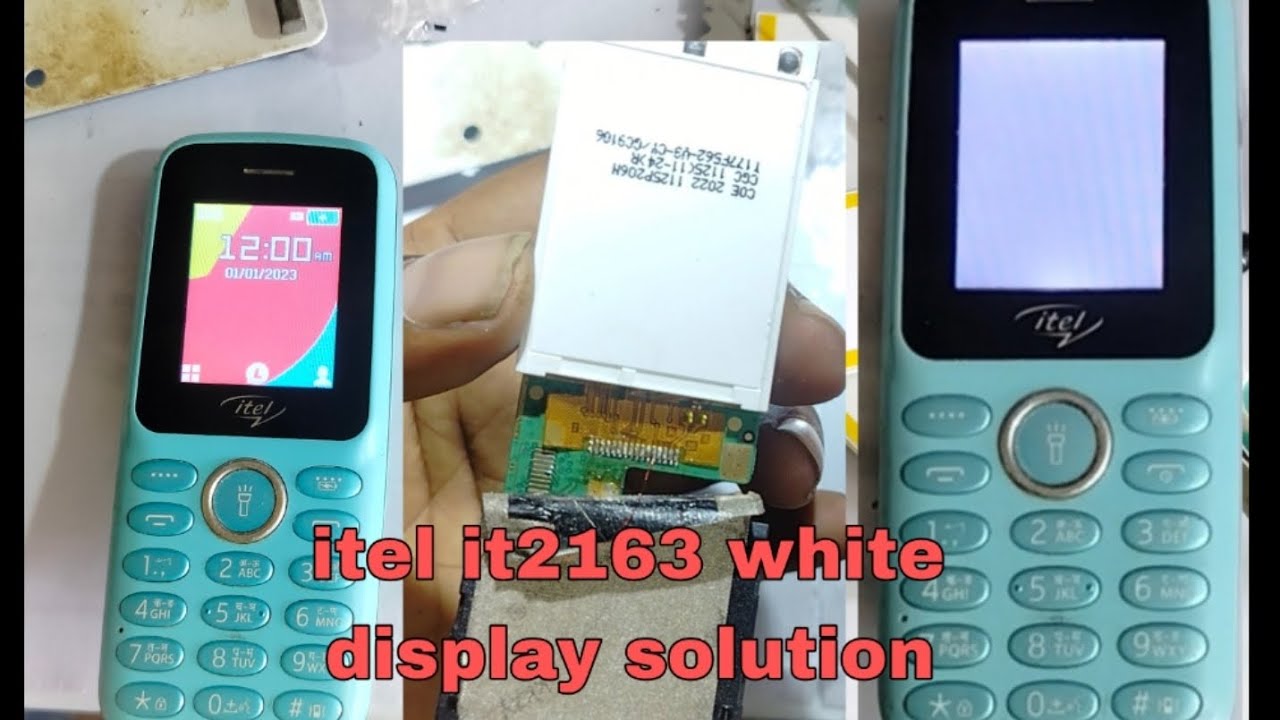 itel 2163 white display |it2160,it2161,it2162 all iTel model