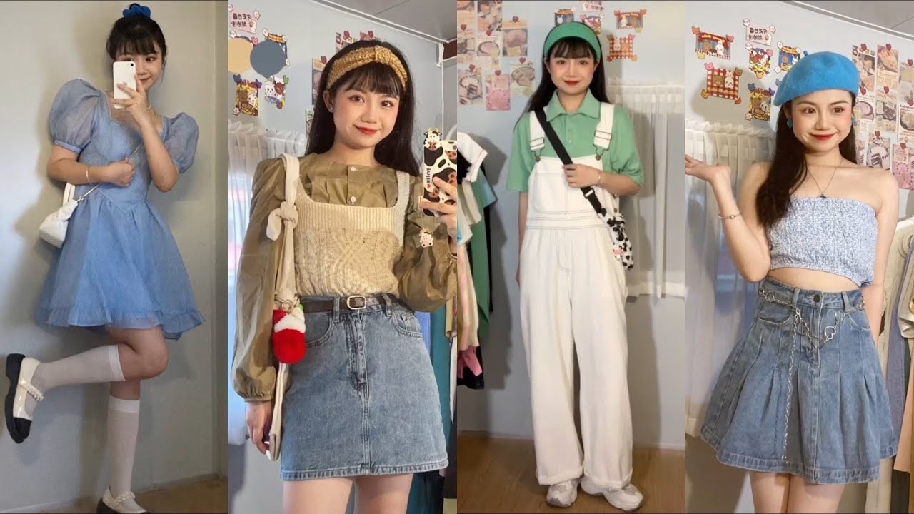 STYLE PHỐI ĐỒ NẤM LÙN 1M50 VÀ MŨM MĨM| DOUYIN TIKTOK TRUNG