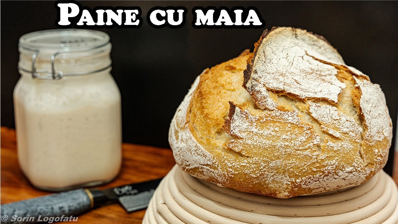 Rețeta de Pâine cu maia cea mai sănătoasă pâine pe care o poți face acasă