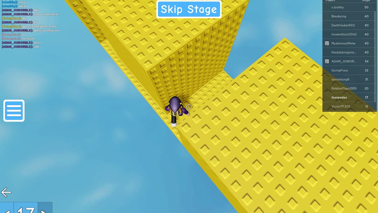 Aio's Difficulty Chart Obby || ikanpedas gameplay || Medium Stage
