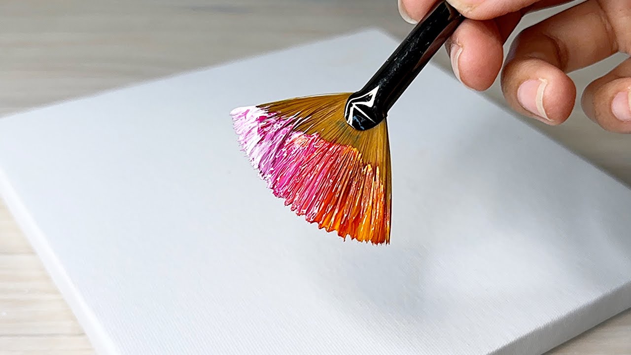 Простая картина с птицами и зимним домиком 🐦 / Тронет ваше сердце / Рисование акрилом для начинающих