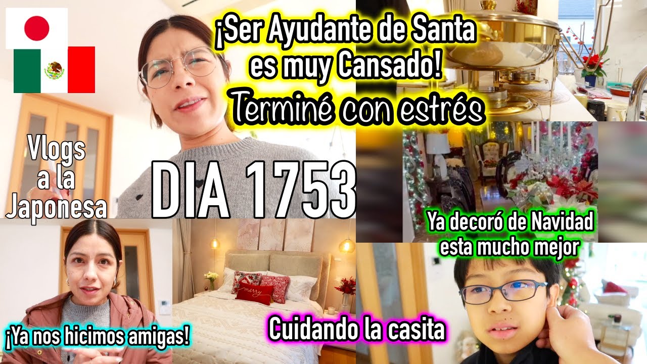 ¡Decoró de Navidad! Esta mucho mejor ❤️ + Terminé con ESTRÉS 😂 JAPÓN - Ruthi San ♡ 19-12-25