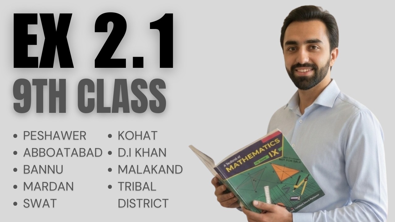 KPK Board 9th Class Math  Exercise 2 1 Q1 to Q12 All Parts Complete  Real Numbers Natural Rational I