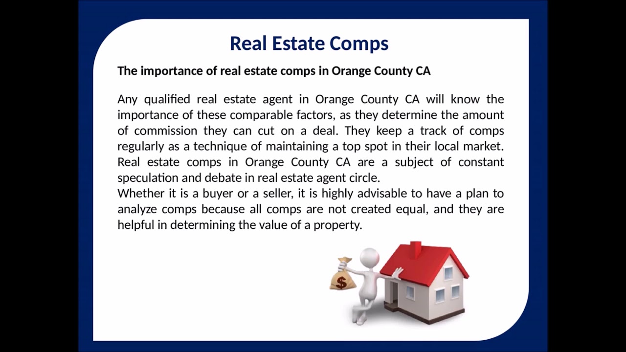 Real Estate Comps in Orange County CA