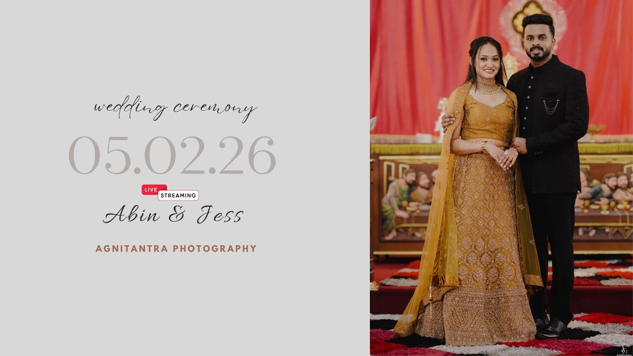 ABIN & JESS || WEDDING || LIVE STREAMING