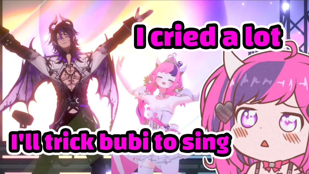 Bubi surprised Ironmouse on her concert