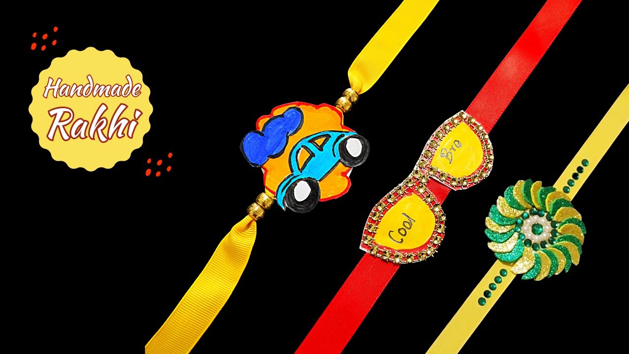 How to Make Rakhi at Home | Rakhi Making Ideas | Cute Rakhi Making for Kids at Home | Kids Rakhi