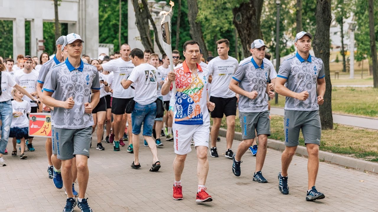 Пламя мира продолжает свое путешествие по Минску
