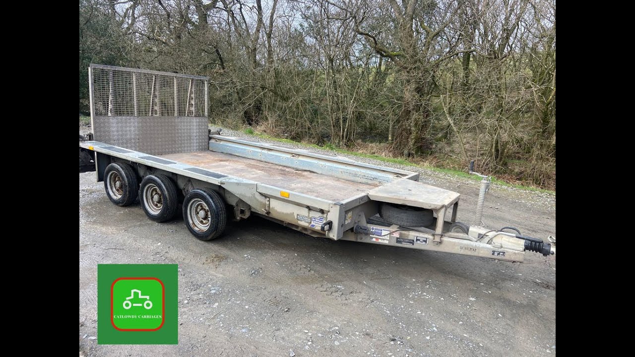 IFOR WILLIAMS GX126G3 12X6 PLANT TRAILER SOLD BY www.catlowdycarriages.com
