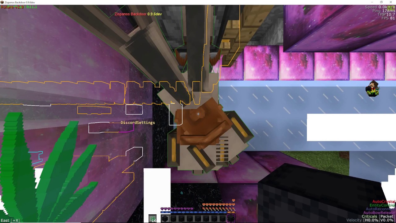 Autoduping with Zispanos Backdoor Client on 2b2t