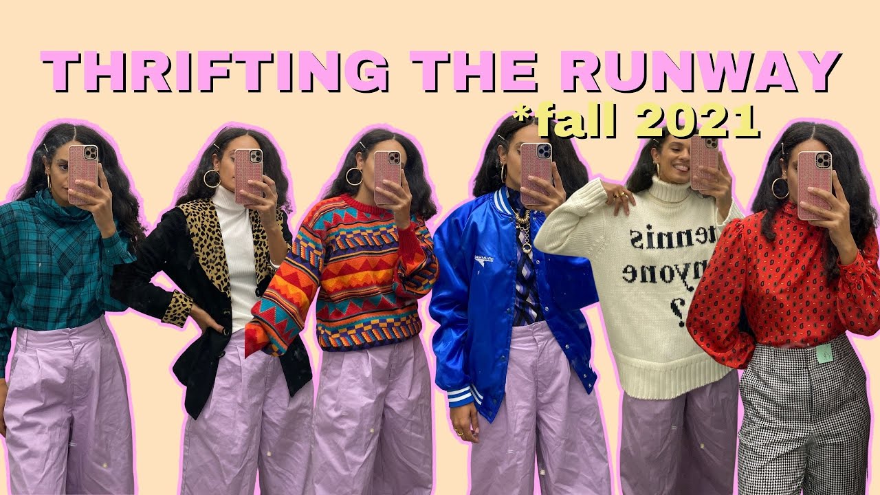 THRIFTING THE RUNWAY | massive fall 2021 thrift haul