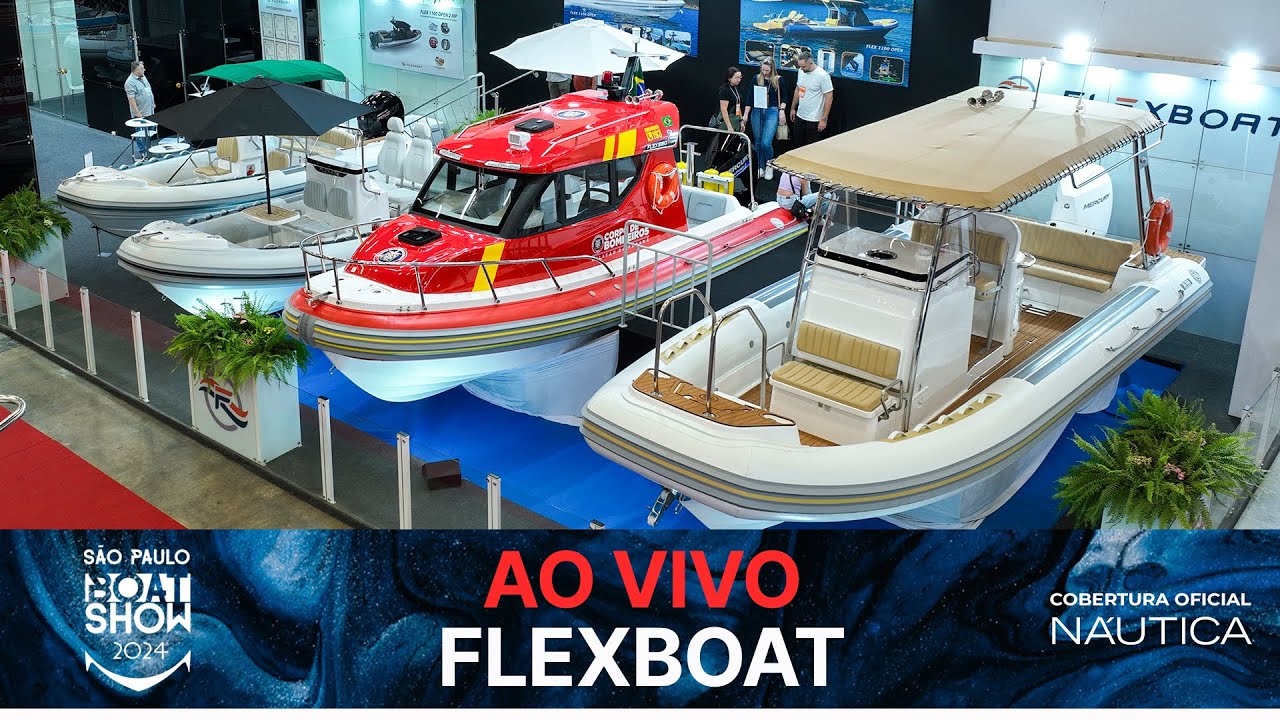 AO VIVO na Flexboat | São Paulo Boat Show 2024 | NÁUTICA