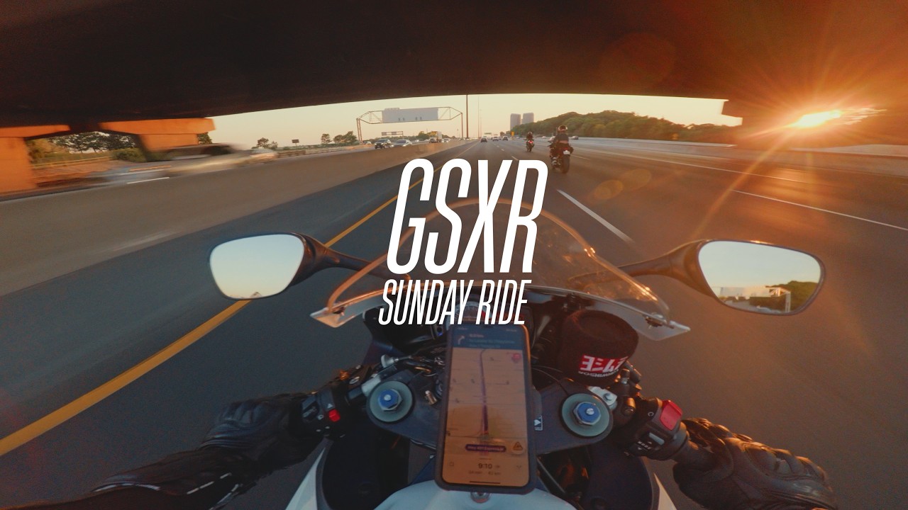 Sunday Ride | Suzuki GSXR-750 | Pure Sound [4K]