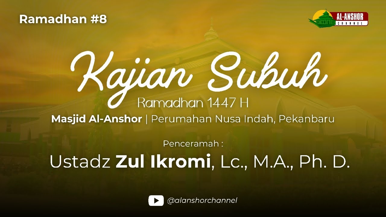 KEISTIMEWAAN RAMADHAN -  USTAD IBNU LC ALHAFIZ