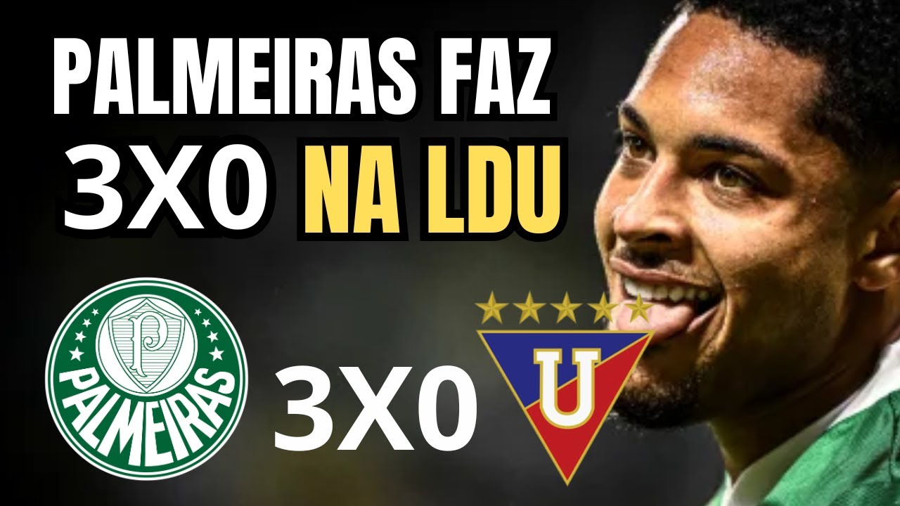PALMEIRAS DESTRÓI A LDU! 3x0 E SHOW VERDÃO! 💚🔥