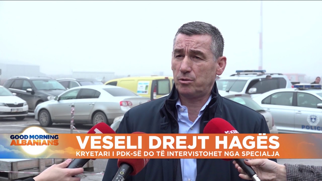 Kryetari i PDK-s&euml;, Kadri Veseli, udh&euml;ton drejt Hag&euml;s