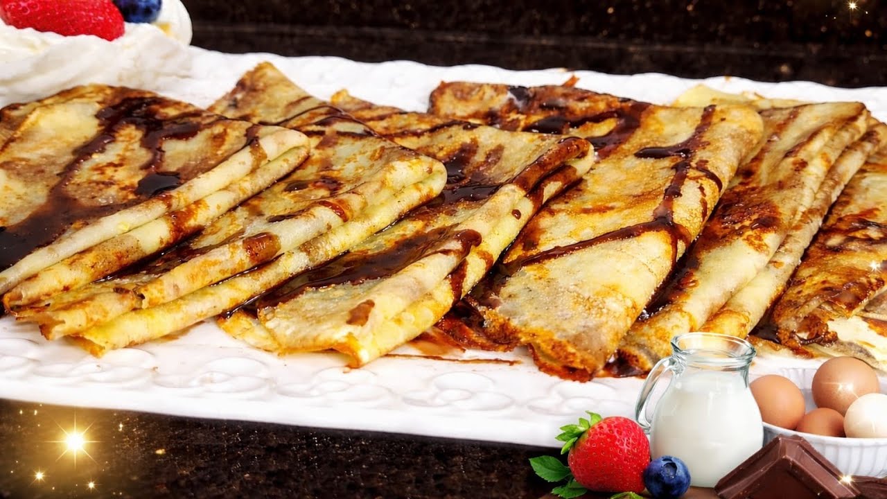 Recette crêpes facile طريقة تحضير كريب بطريقة جد مبسطة 🥞😋😋